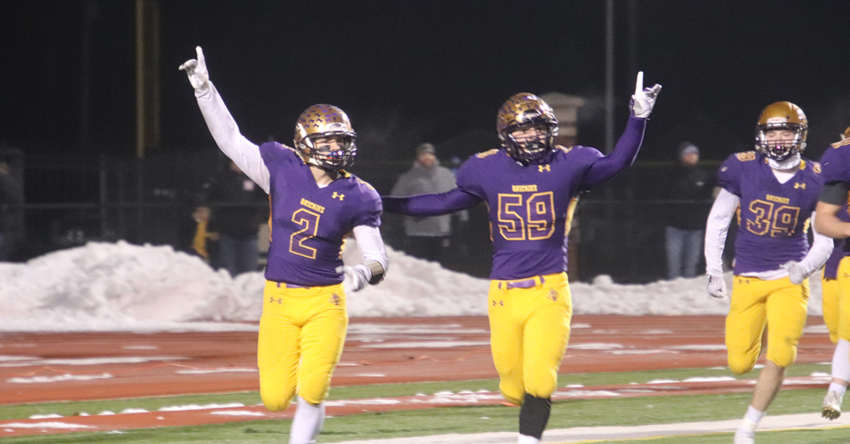 Hobart High School vs New Prairie High School 2019 Football Regional