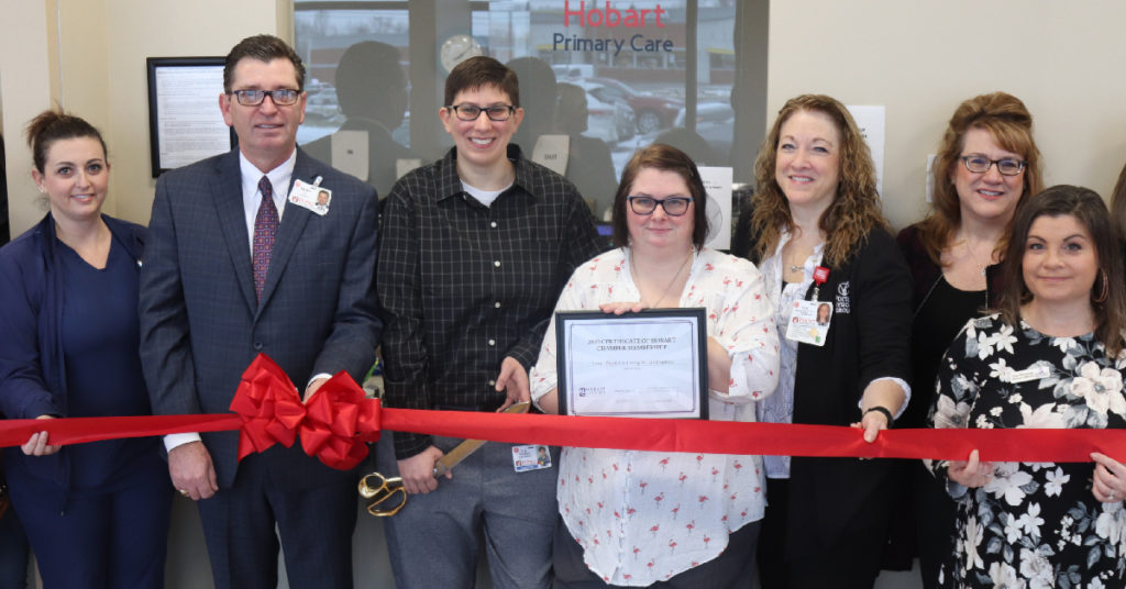 Hobart Primary Care and CareEXPRESS Ribbon Cutting 2020