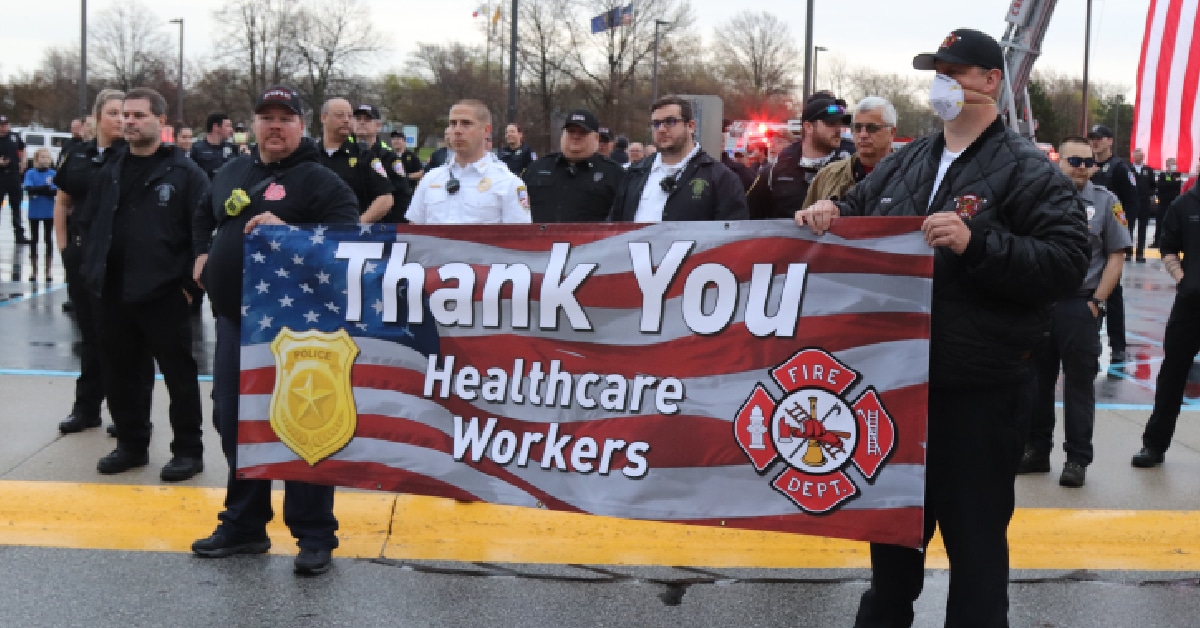 First Responders honor Franciscan Health Crown Point