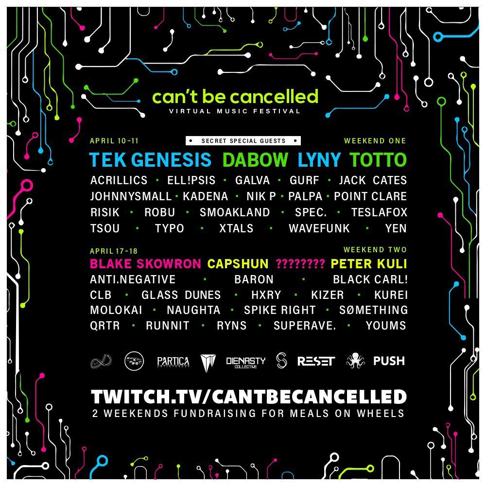 Can't Be Cancelled online music festival