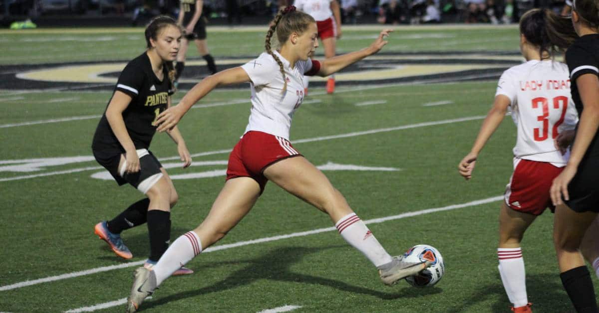 Girls soccer Portage vs Griffith 2020