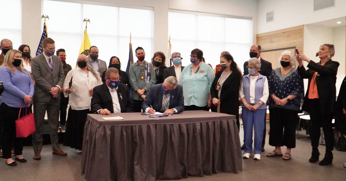 Governor Holcomb Gaming Compact Signing with Pokagon Band
