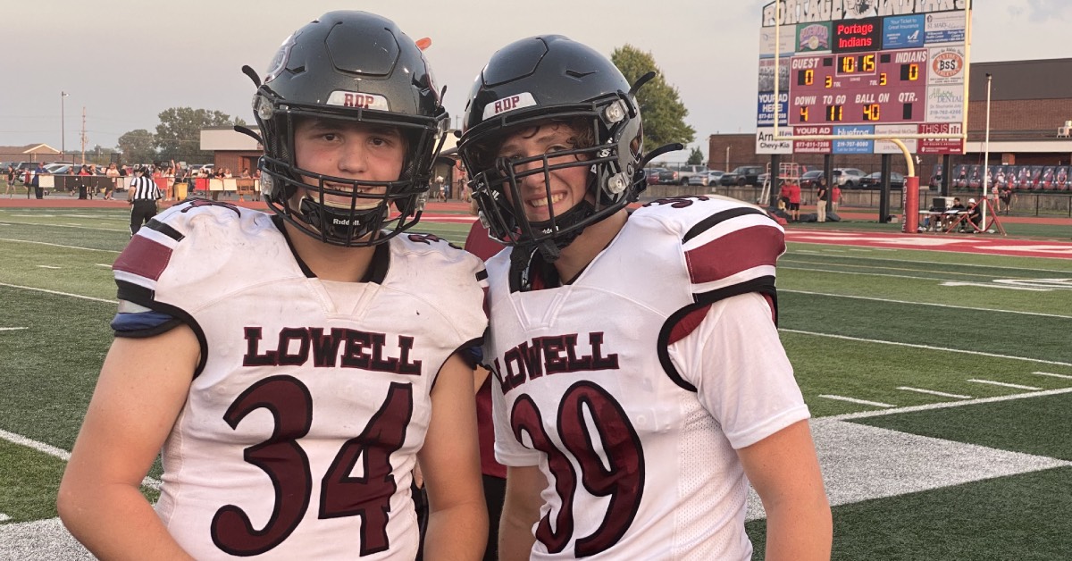 FOOTBALL Lowell VS Portage Senior Night 2021