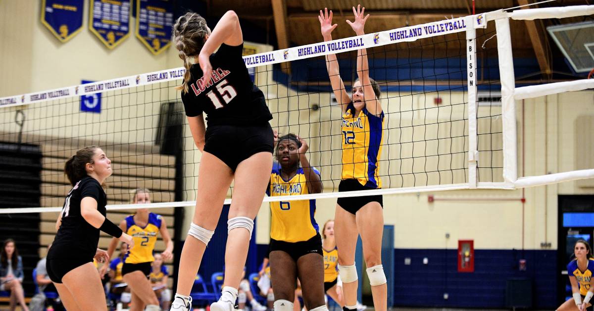 VOLLEYBALL Lowell VS Highland 2021 NWI.Life