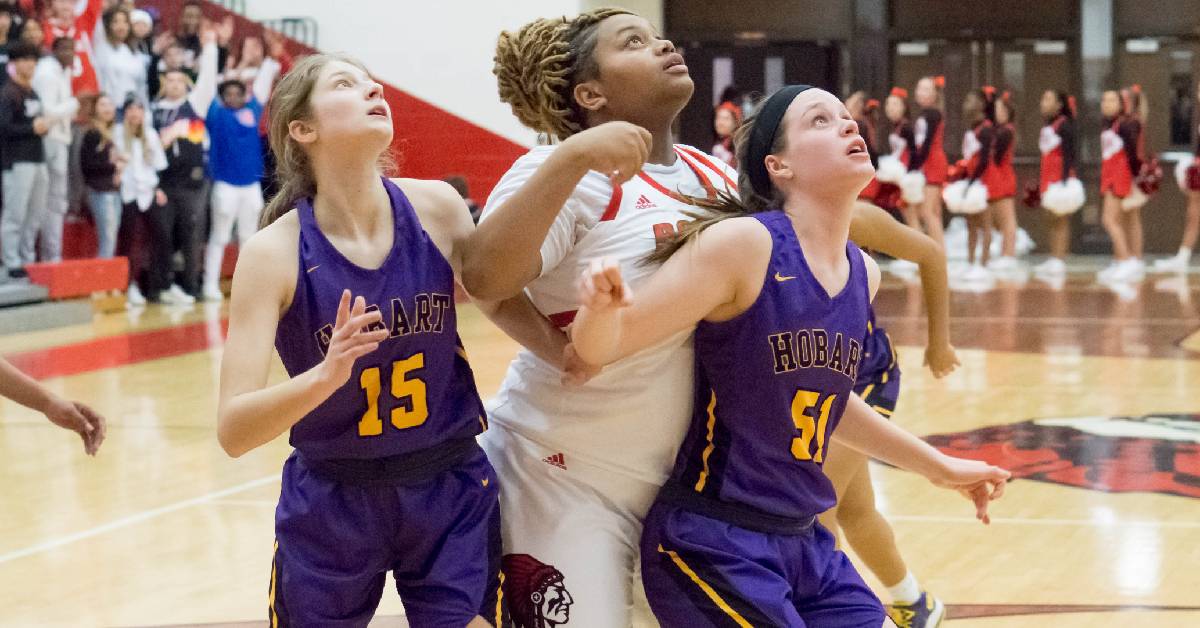 GIRLS BASKETBALL Portage VS Hobart 2021