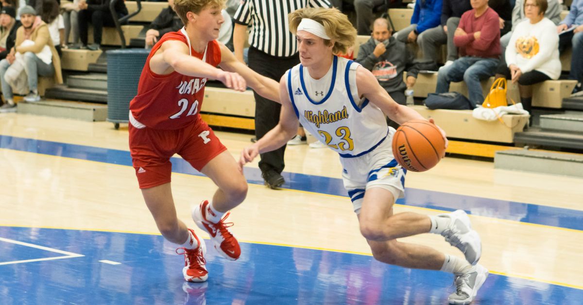 BOYS BASKETBALL Portage VS Highland 2021