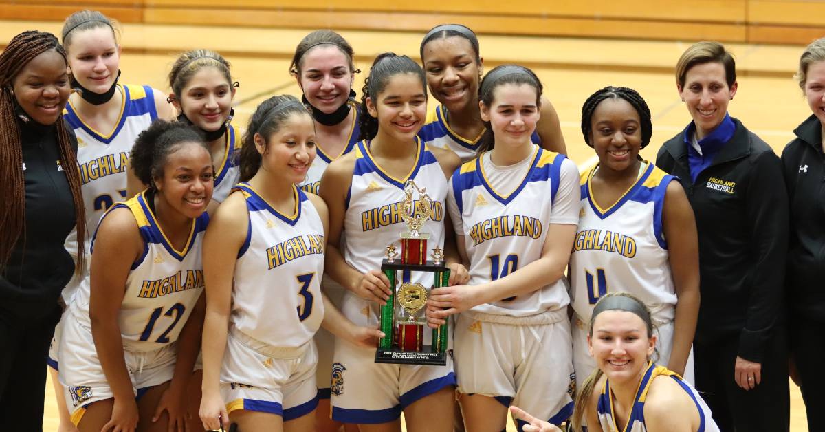 GIRLS BASKETBALL La Porte Holiday Tourney 2021 Championship Game Highland VS South Bend Riley