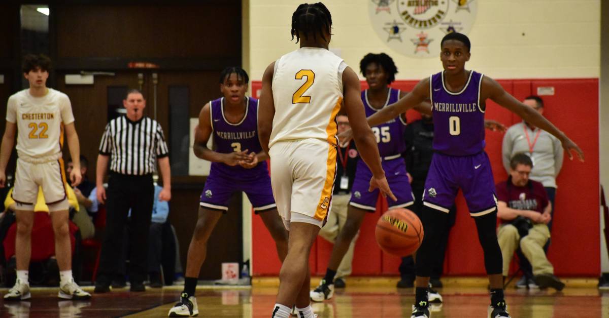 BOYS BASKETBALL SECTIONALS Chesterton VS Merrillville 2022