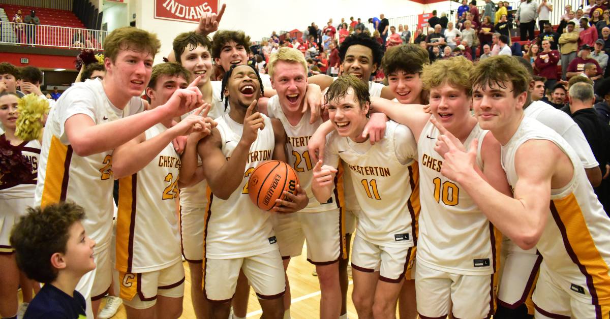 BOYS BASKETBALL SECTIONAL CHAMPIONSHIP Portage VS Chesterton