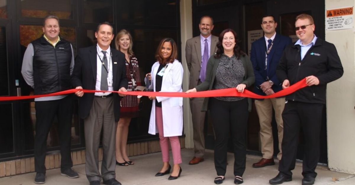 La Porte High School NorthShore Health Centers Employee Clinic Grand Opening 2021
