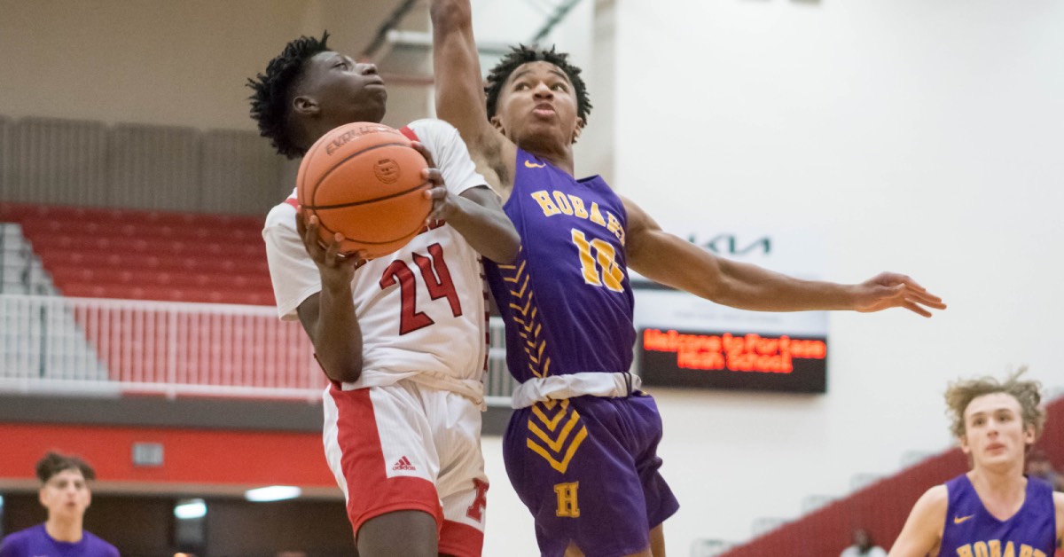 BOYS BASKETBALL SECTIONALS Hobart VS Portage 2022