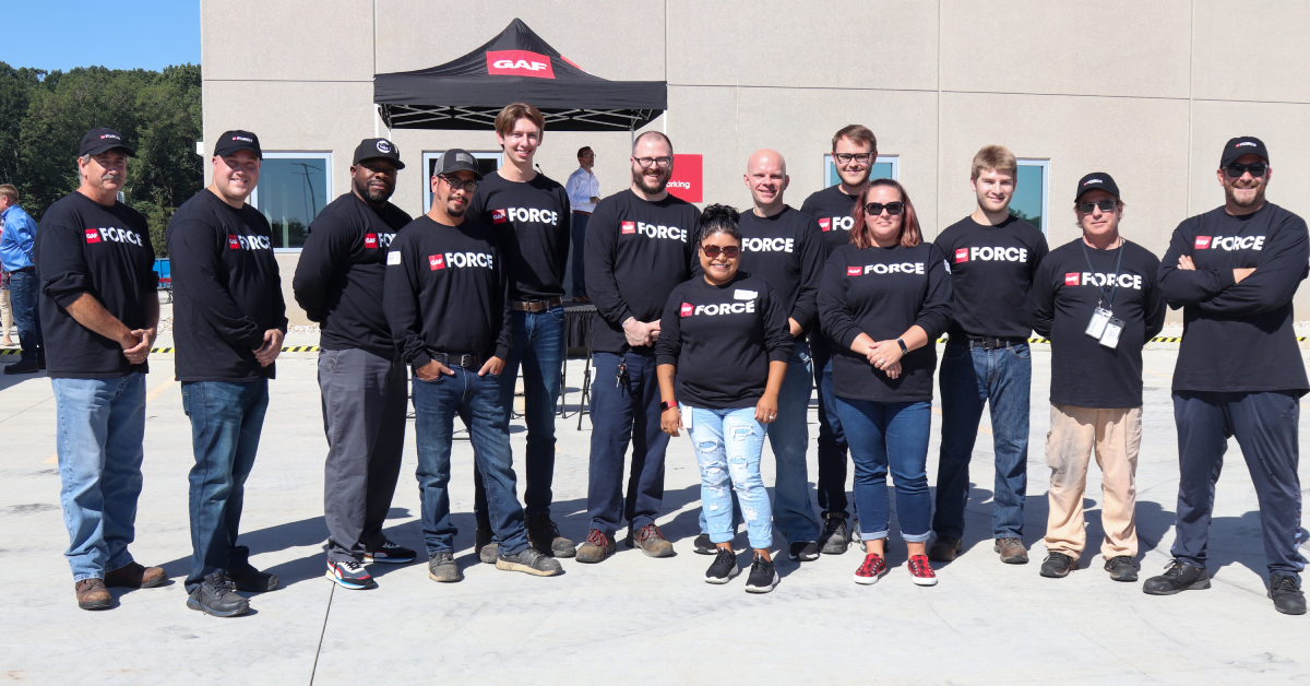 GAF celebrates the grand opening of its distribution center in Michigan