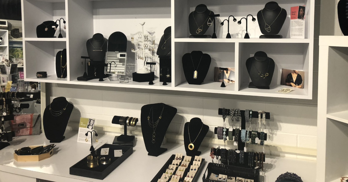 Handmade treasures by local artists available at Lubeznik’s Gallery