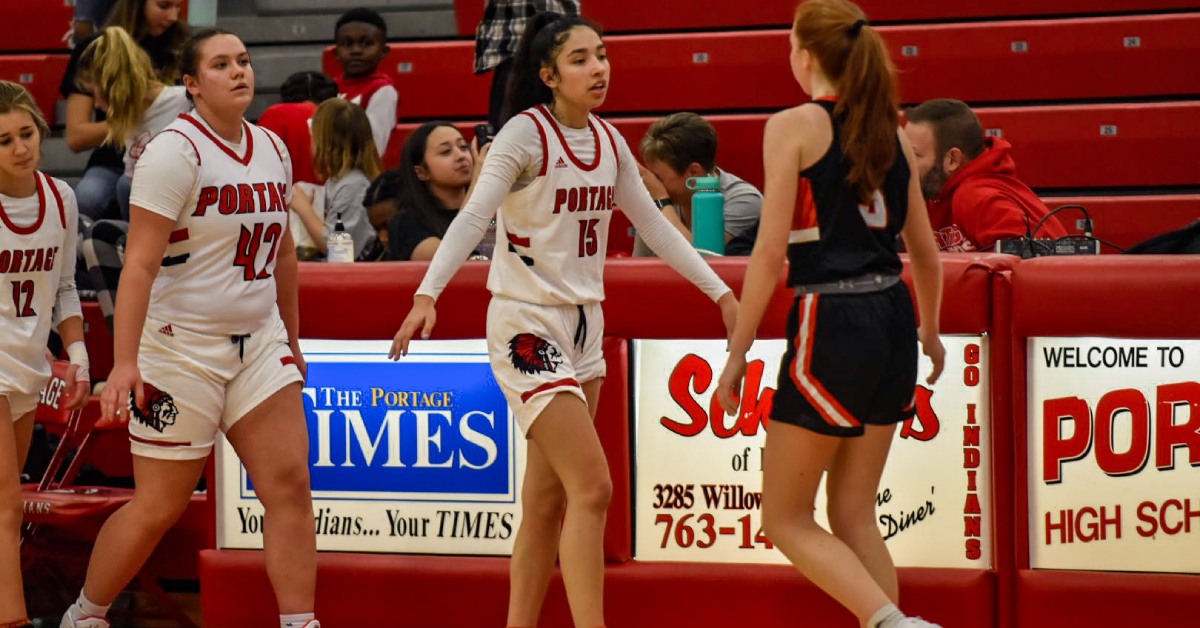 GIRLS BASKETBALL La Porte vs Portage 2022