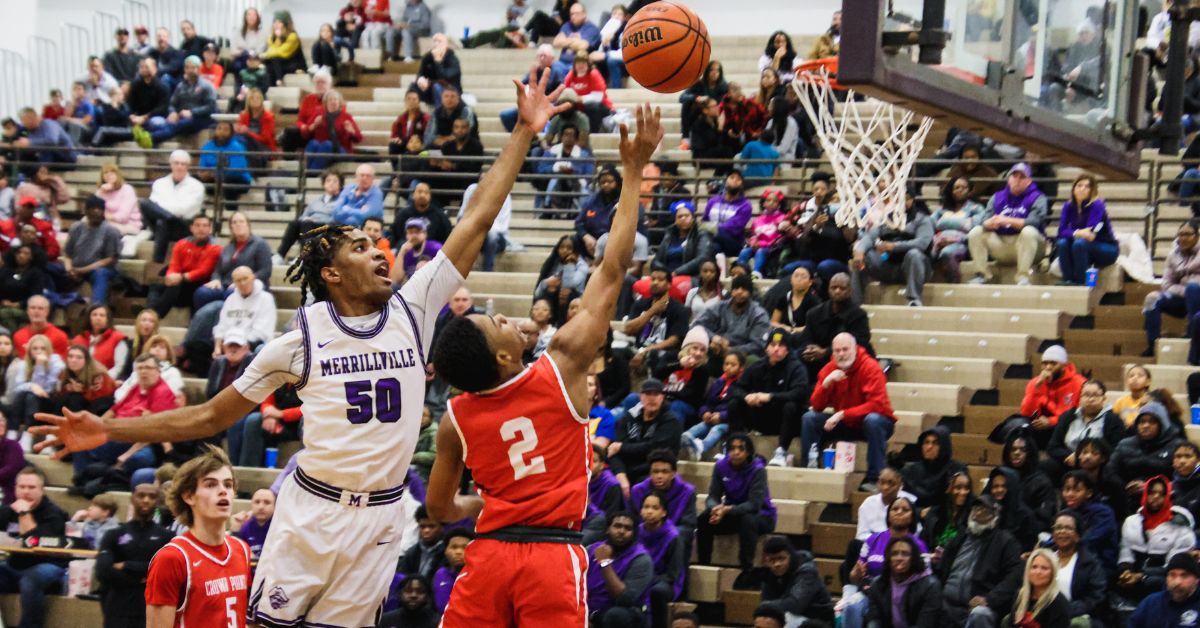 BOYS BASKETBALL Merrillville VS. Crown Point 2023