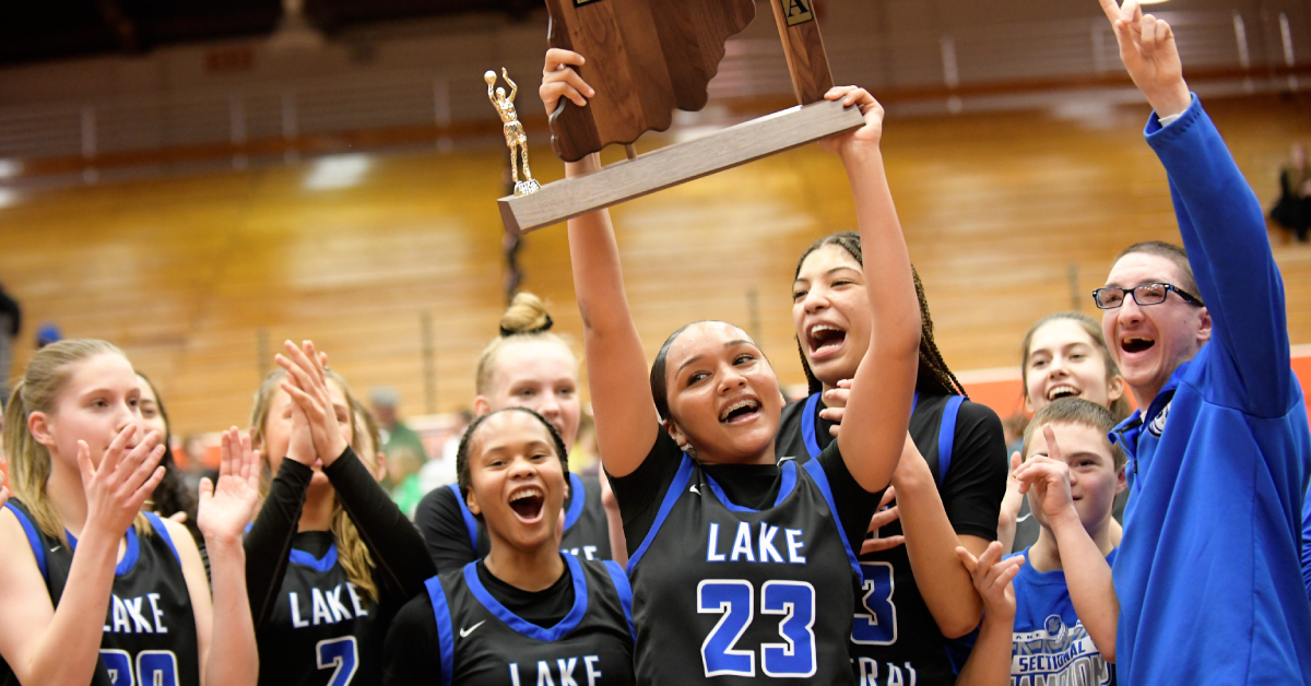 GIRLS BASKETBALL Regional Lake Central VS. Northridge 2023