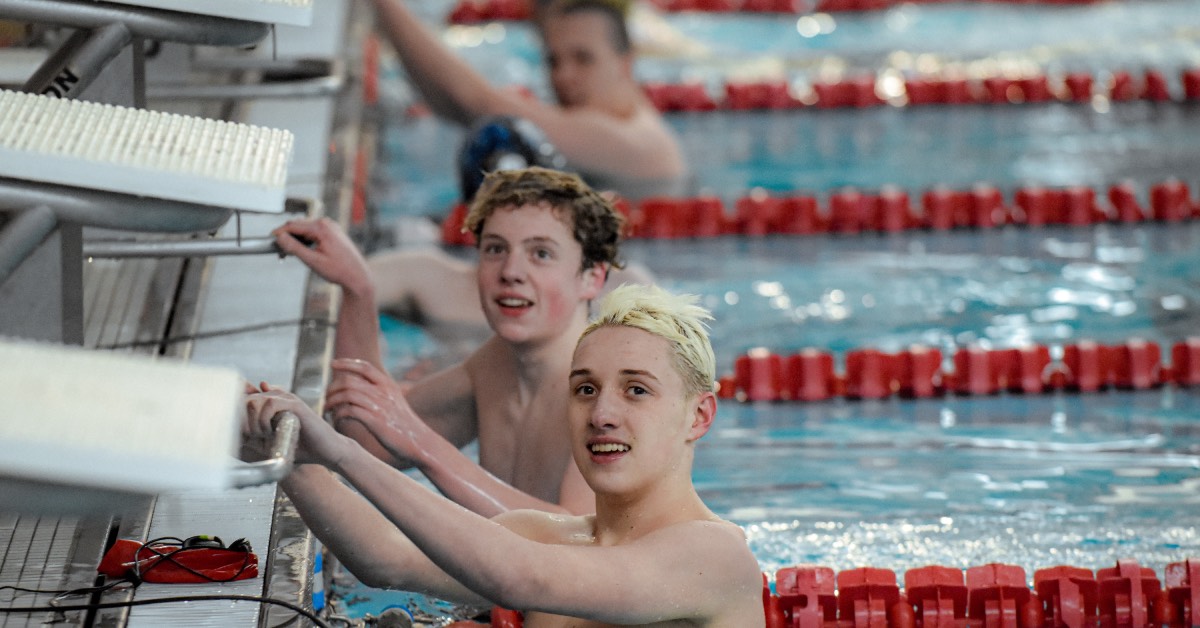 BOYS SWIMMING IHSAA Munster Sectional Preliminaries 2023