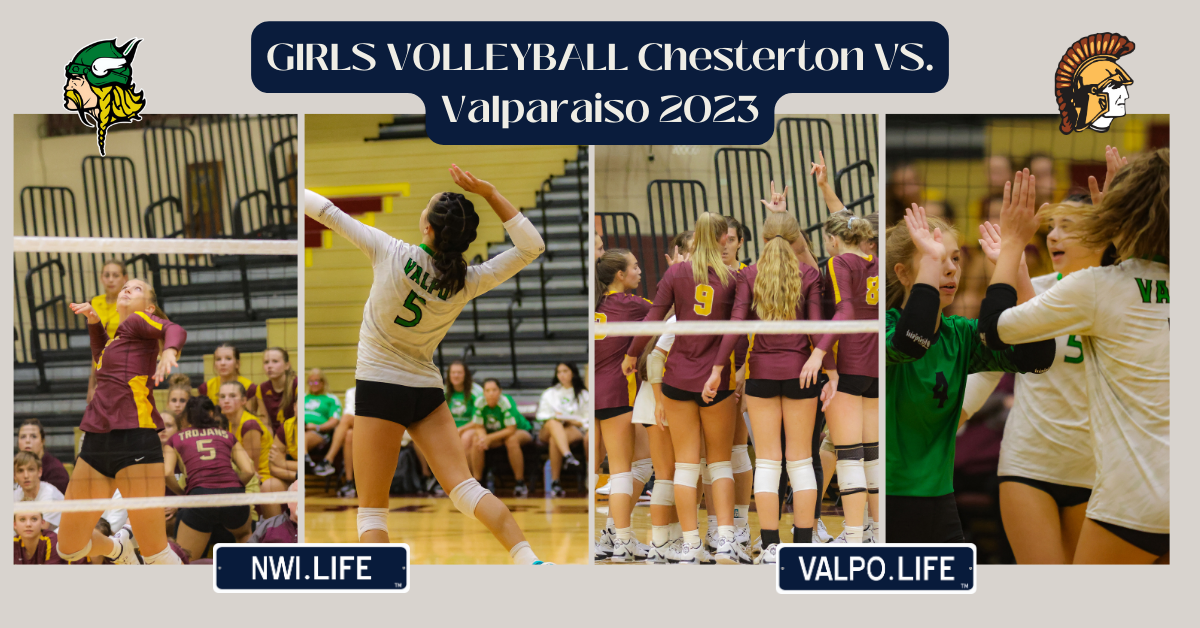 GIRLS VOLLEYBALL Chesterton VS. Valparaiso 2023 Valpo.Life