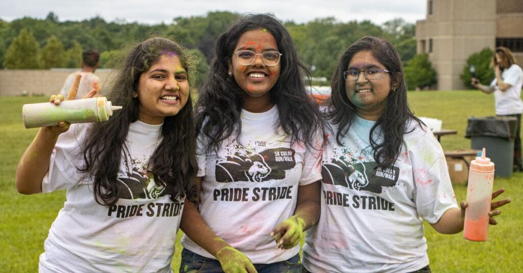 Purdue University Northwest Pride Stride Color Run 2023