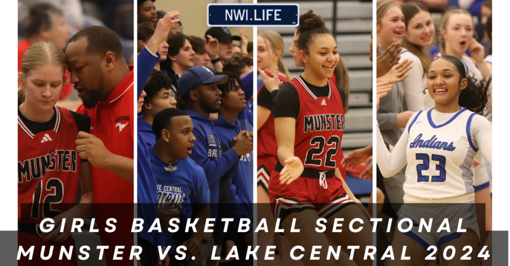 GIRLS BASKETBALL SECTIONAL Munster VS. Lake Central 2024