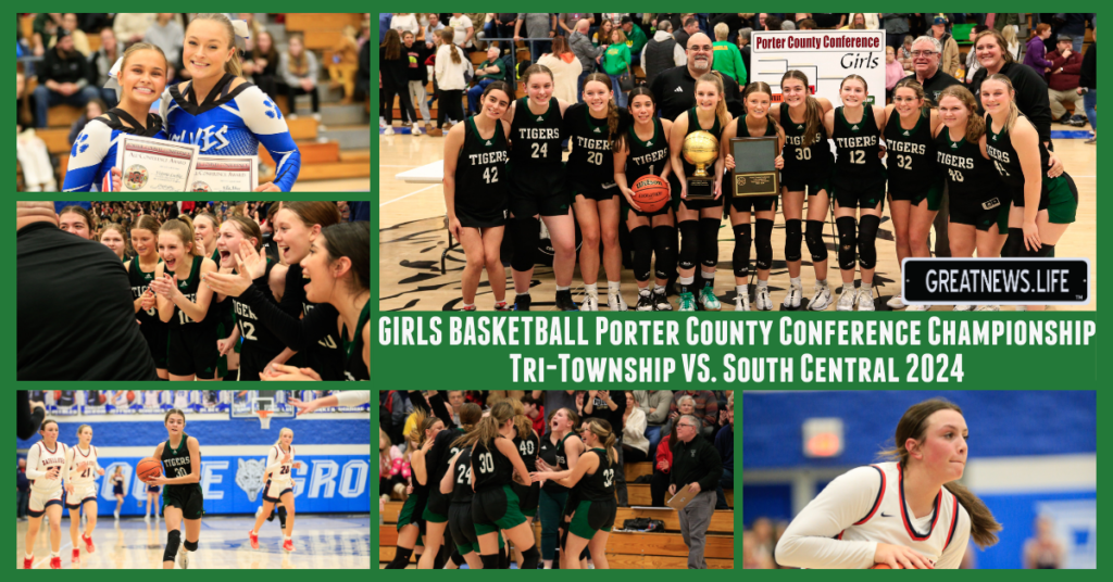 GIRLS BASKETBALL Porter County Conference Championship Tri-Township VS. South Central 2024