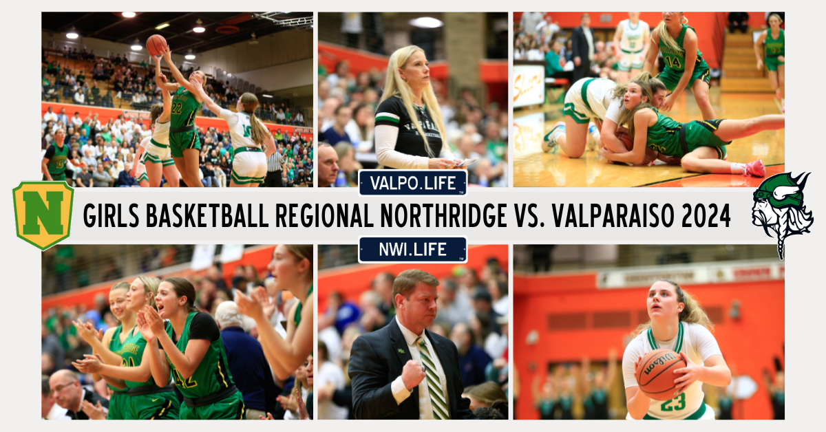 GIRLS BASKETBALL REGIONAL Northridge VS. Valparaiso 2024 Valpo.Life