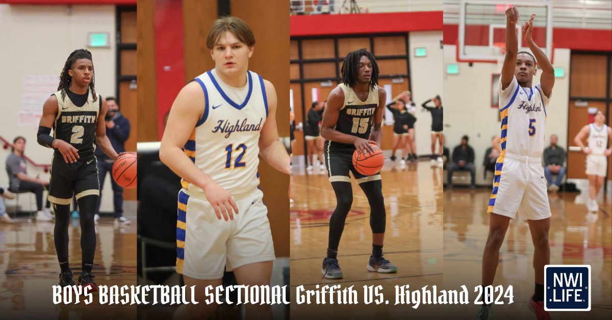 BOYS BASKETBALL SECTIONAL Griffith VS. Highland 2024
