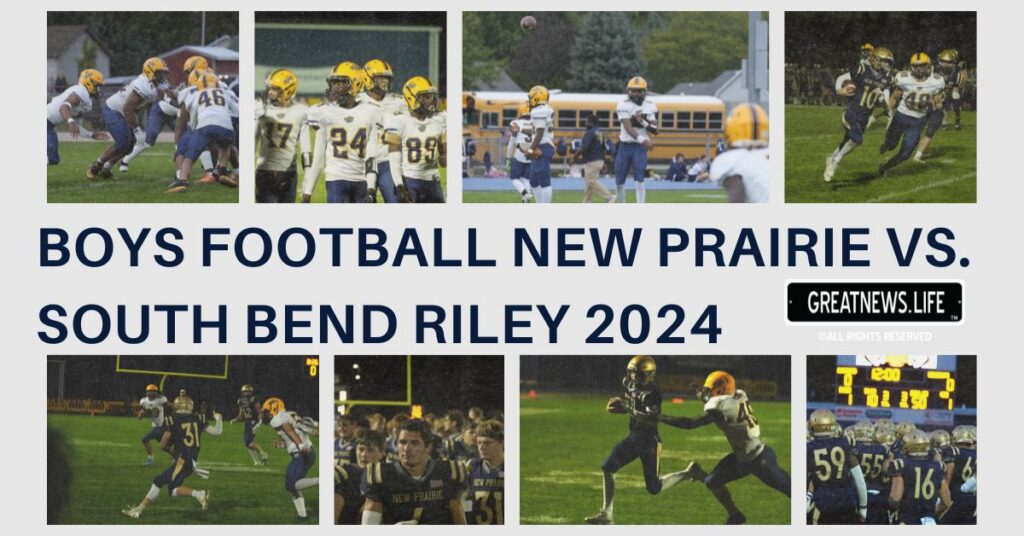 BOYS FOOTBALL New Prairie VS. South Bend Riley 2024