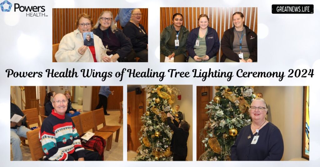 Powers Health Wings of Healing Tree Lighting Ceremony 2024