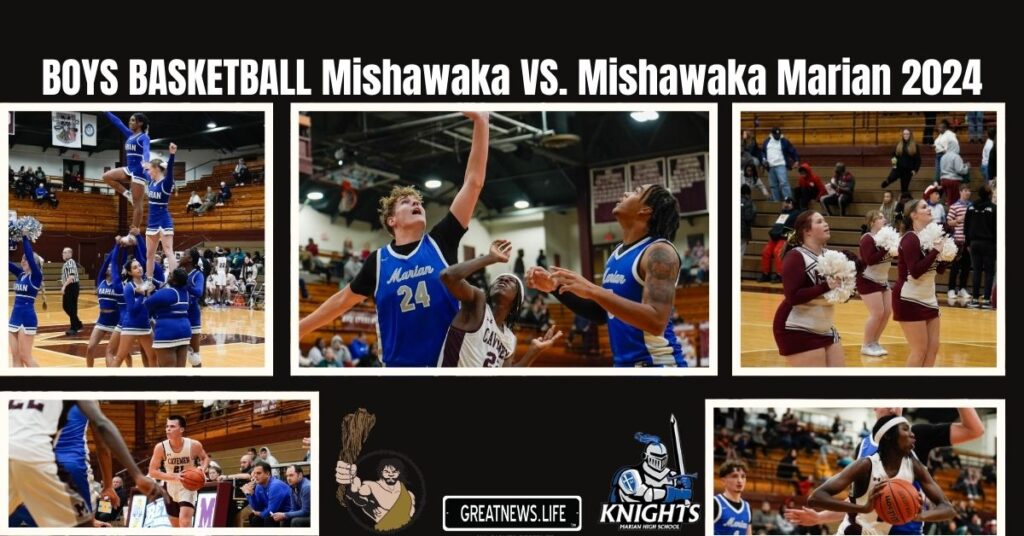 BOYS BASKETBALL Mishawaka VS. Mishawaka Marian 2024