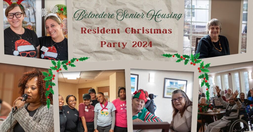 Belvedere Senior Housing Resident Christmas Party 2024