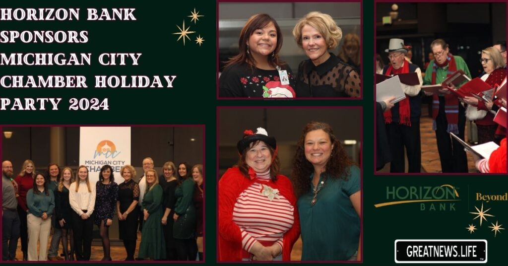 Horizon Bank sponsors Michigan City Chamber holiday party 2024