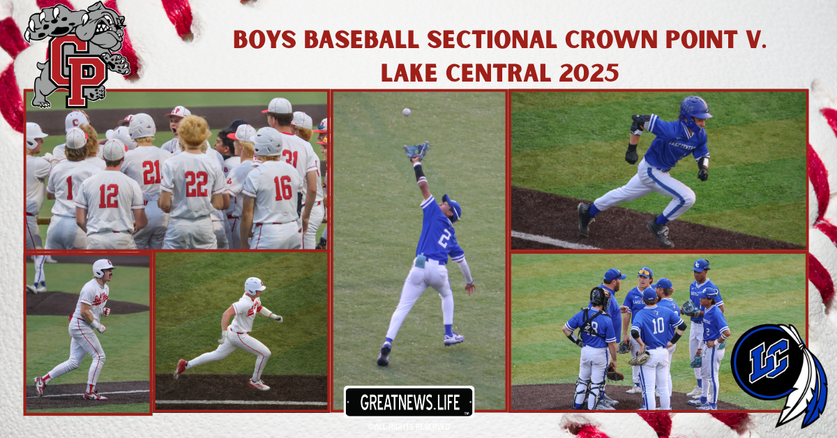 BOYS BASEBALL SECTIONAL Crown Point v Lake Central 2025