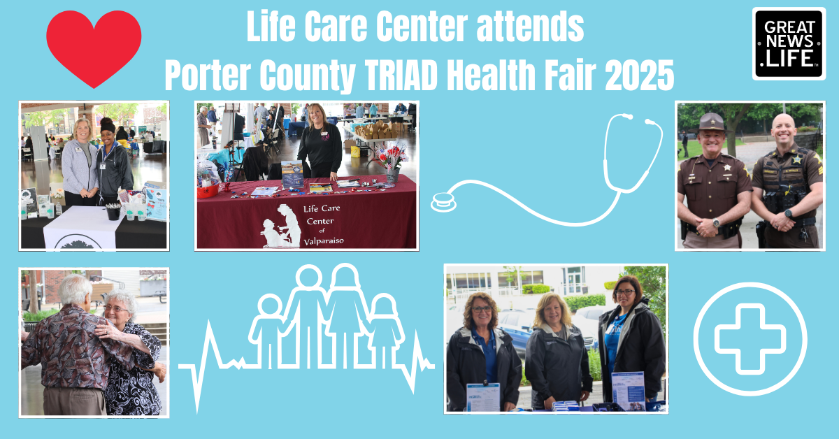 Life Care Center attends Porter County TRIAD Health Fair 2025
