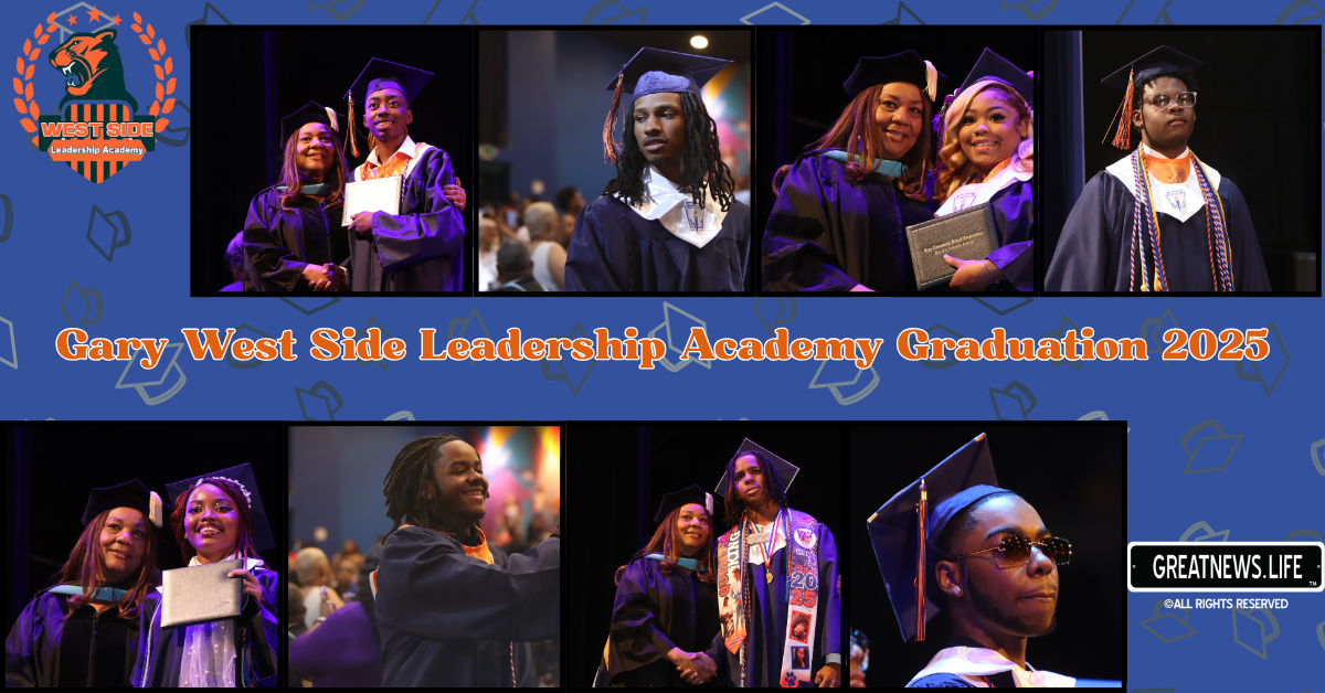 Gary West Side Leadership Academy Graduation 2025