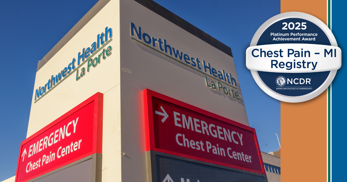 Northwest Health – La Porte Among Nation’s Top Performing Hospitals for Treatment of Heart Attack Patients