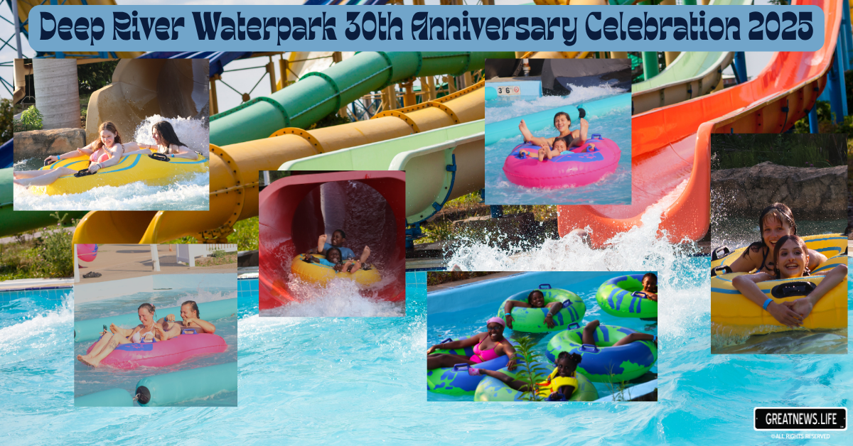 Deep River Waterpark 30th Anniversary Celebration 2025