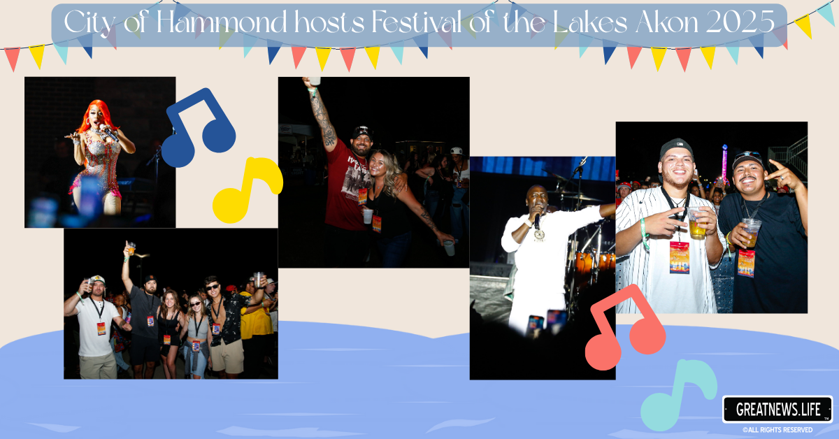 City of Hammond hosts Festival of the Lakes Akon 2025