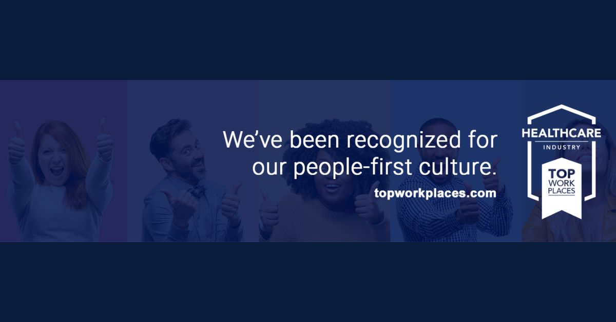 Center for Hospice Care Wins 2025 “Top Workplaces Industry Award,” A National Recognition