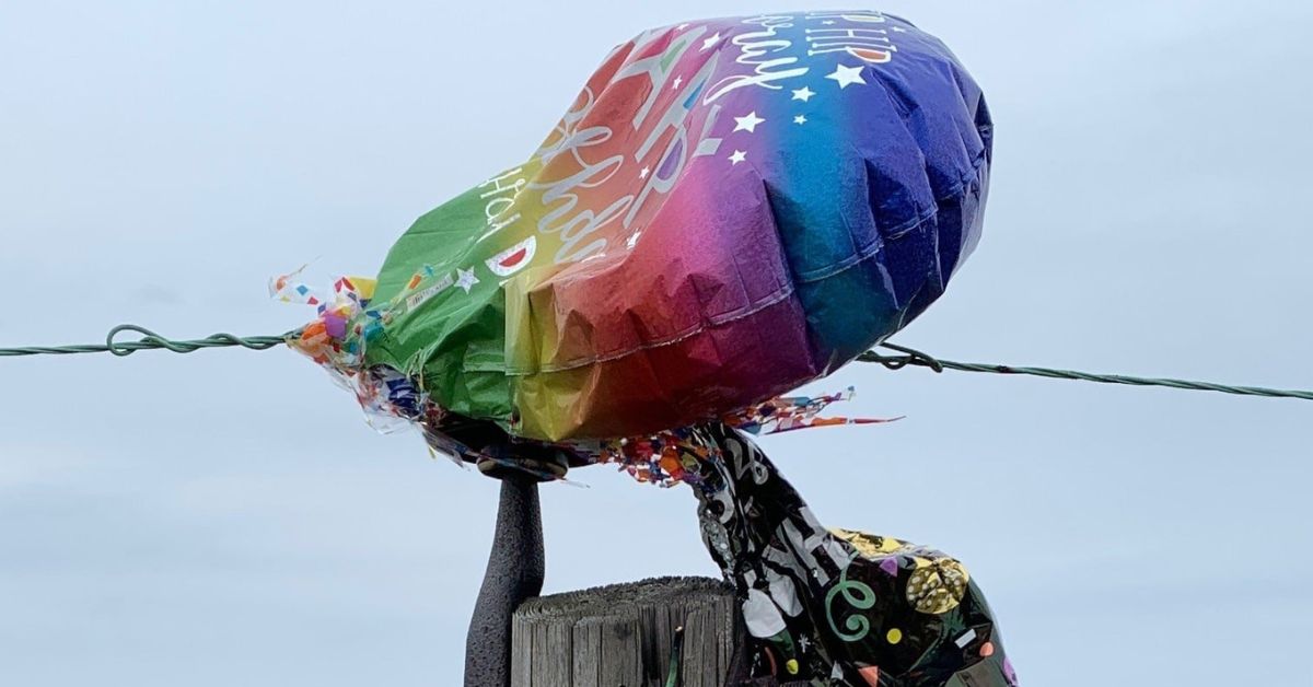 Keep Metallic Balloons Inside