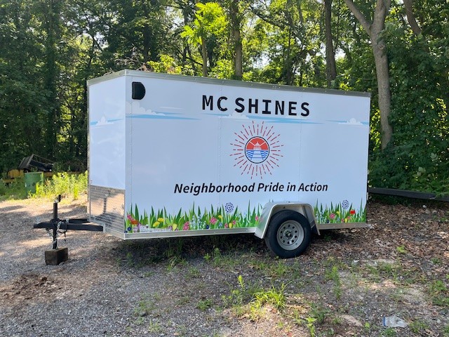 Mobile tool trailer helps power community cleanup efforts