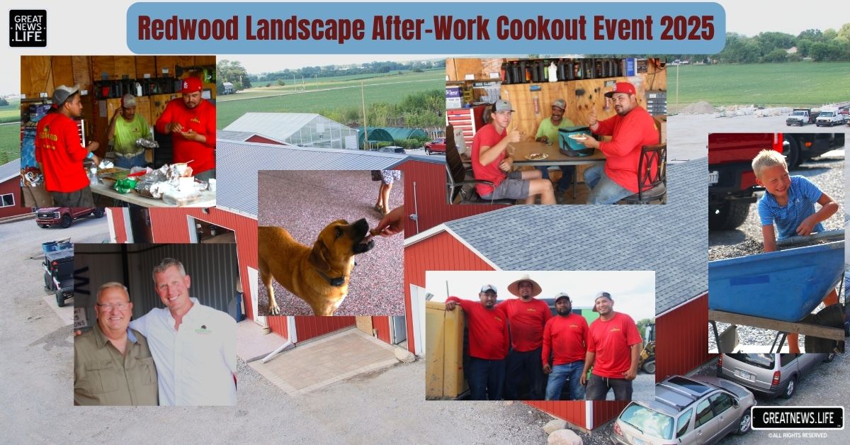 Redwood Landscape cookouts and conversations create the ultimate work family atmosphere