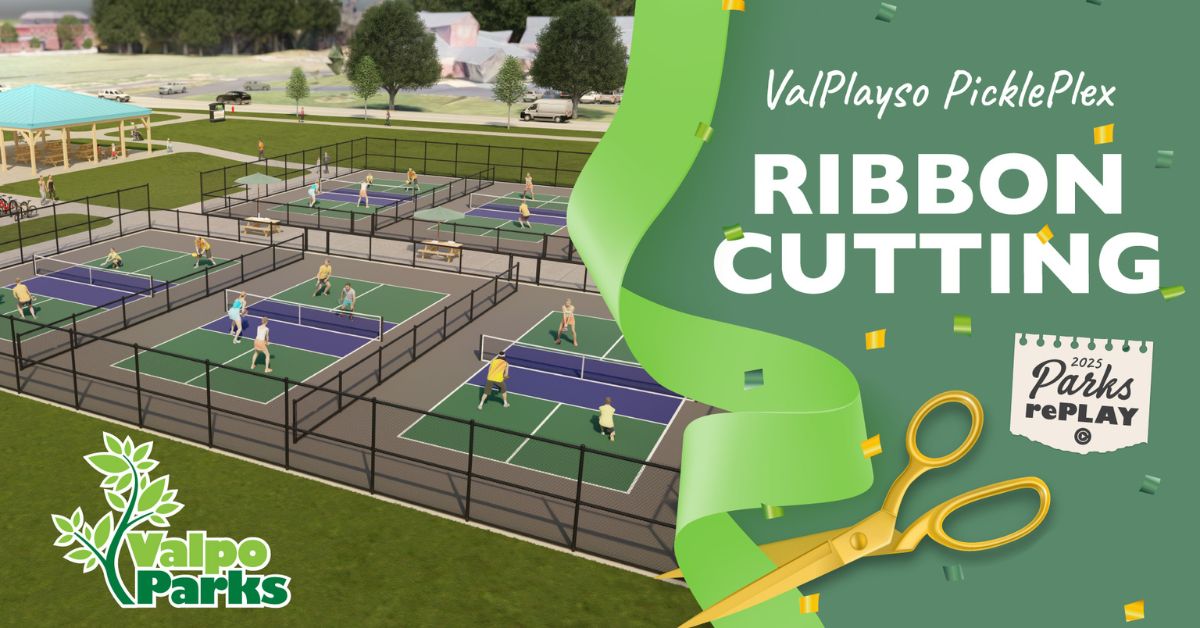 Valpo Parks to Host Grand Opening and Ribbon Cutting for New ValPlayso PicklePlex