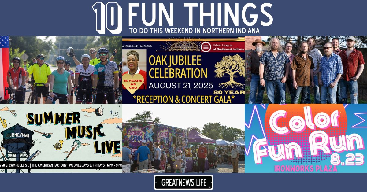 10 Fun Things To Do in Northern Indiana this weekend, August 21 – August 24