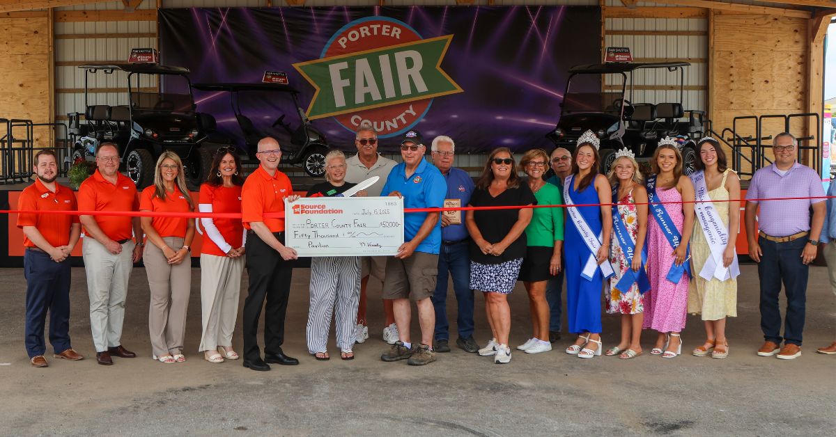 1st Source Foundation commits $50,000 to Porter County community with permanent pavilion project
