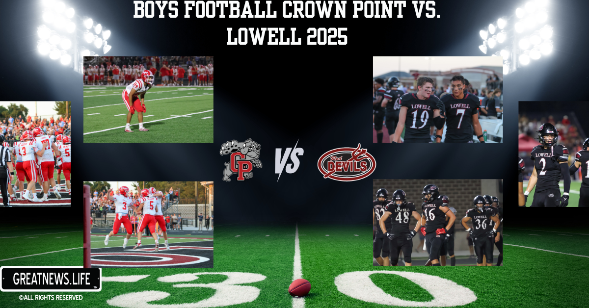 BOYS FOOTBALL Crown Point VS. Lowell 2025