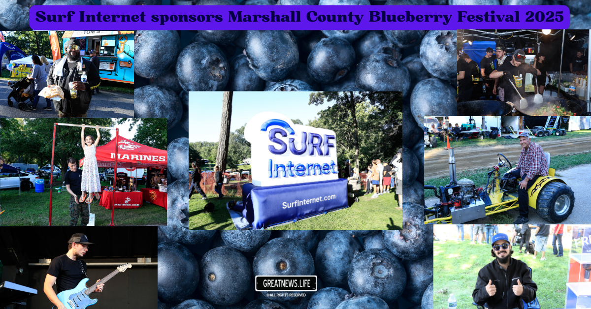 Surf Internet sponsors Marshall County Blueberry Festival 2025
