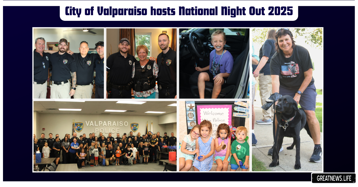 Valparaiso Police Department deepens connection with community members at annual National Night Out event