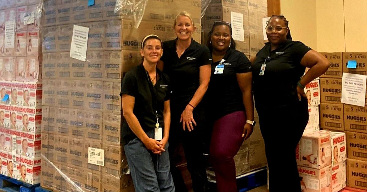 Franciscan Health’s Prenatal Assistance Program receives nearly 250,000 diapers for Diaper Pantries