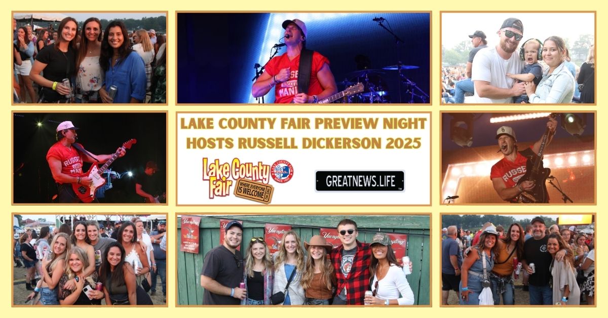 Lake County Fair hosts country pop star Russell Dickerson for its first concert in a quarter of a century